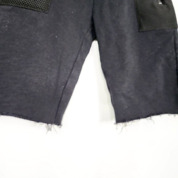 NEW HUDSON Kid's Black Jogger Shorts MEDIUM Knit Bermuda Mid Rise Boho Stretch - Picture 6 of 9
